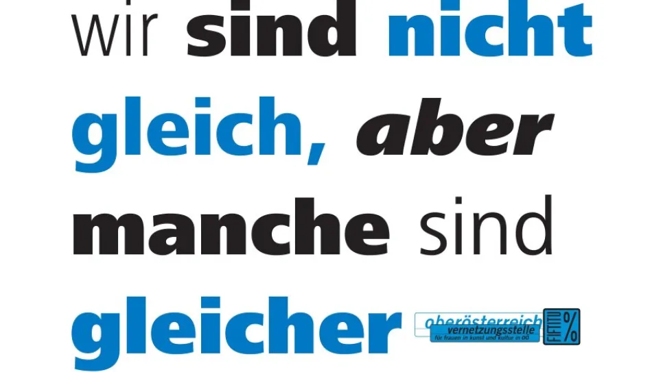 Flyer: Wir sind nicht alle gleich, aber manche sind gleicher