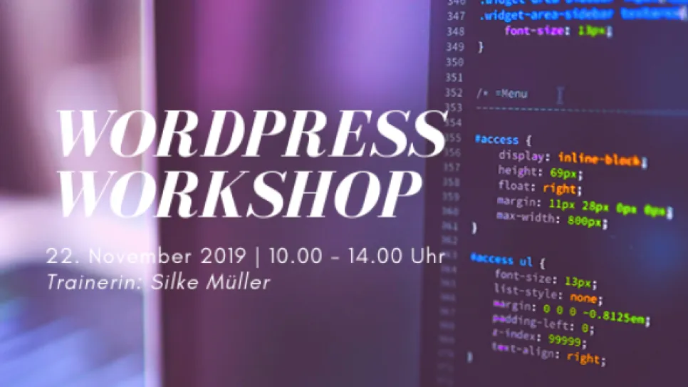 Bild Wordpress Workshop