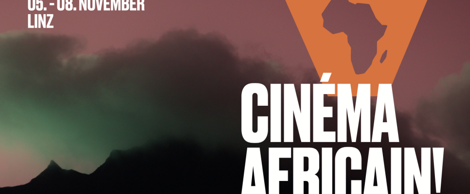 Logo des Cinéma Africain Festivals mit Afrikakarte und Datum.