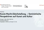 Einladung zu feministischen Perspektiven auf Kunst und Kultur, Linz, 9. März 2026.