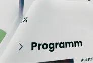 Ausschnitt eines Programmdokuments mit großem Text "Programm".