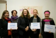 Foto: Gewinner_innen - 1. Hörspielpreis für Frauen!