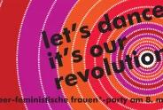 Flyer: Queer-feministische Frauen*-Party am 8. März