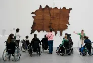 Foto: Intervention zu Barrierefreiheiten im Museum