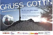 Grüss Göttin Flyer, Mitmachen beim Gipfelkreuz aufstellen!