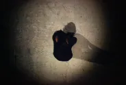 Filmstill from the Performance with Christa Wall 