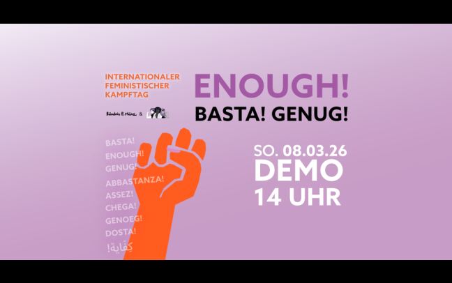 Demo zum feministischen Kampftag