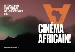 Logo des Cinéma Africain Festivals mit Afrikakarte und Datum.