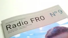 Zeitschriftencover mit der Aufschrift "Radio FRO Nr. 9".